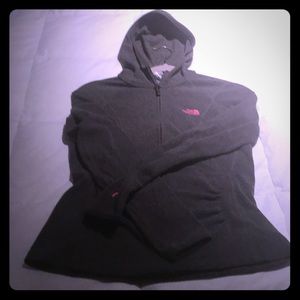 North Face zipup hoodie size small